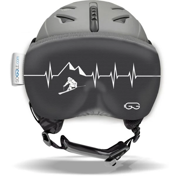 Soggle Vizor Heartbeat Skier 1 Soggle Vizor Heartbeat Skier