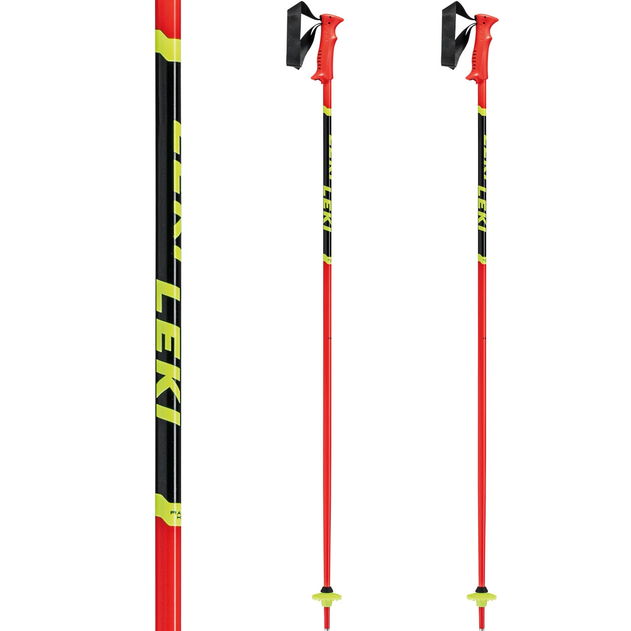 Leki Racing Kids Red/neonred 2 Leki Racing Kids Red/neonred - immagine 2