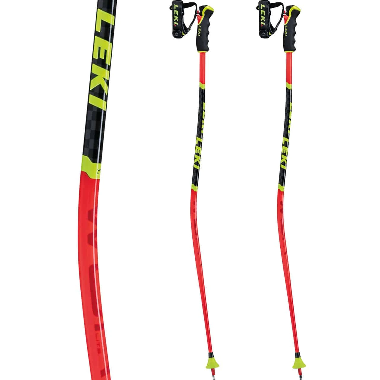 Leki WCR Lite GS 3D Flashred/black/neonyellow (2021/22) 2 Leki WCR Lite GS 3D Flashred/black/neonyellow (2021/22) - immagine 2