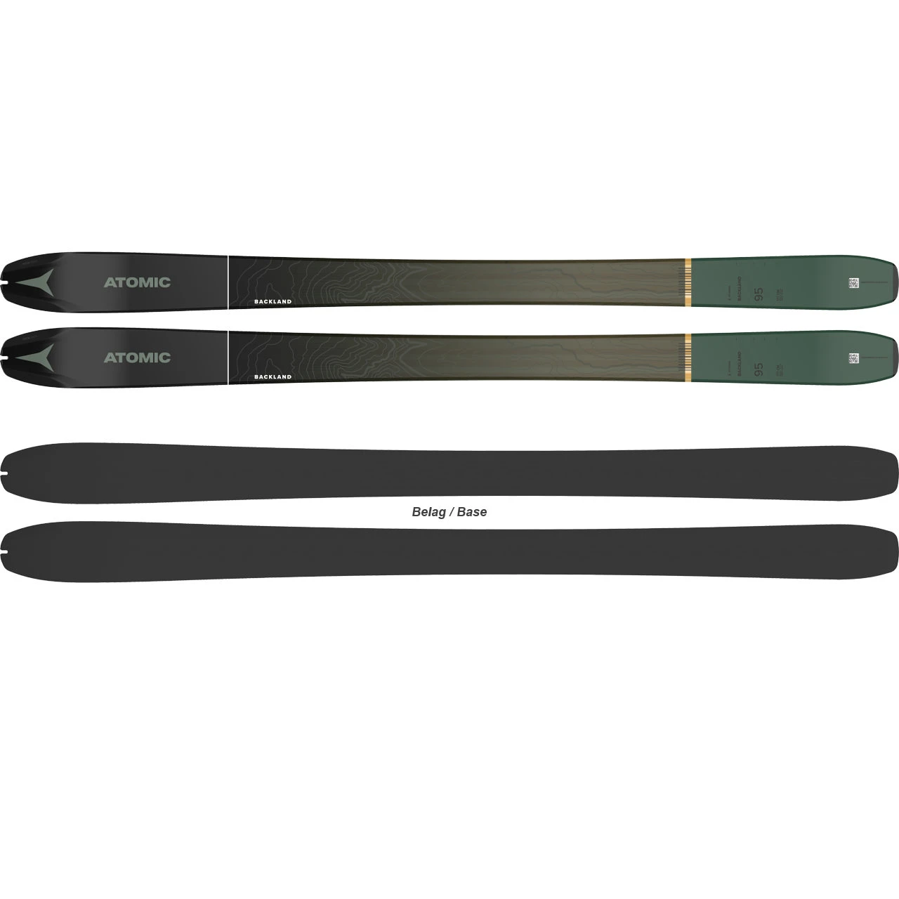Atomic Backland 95 Black/green (2022/23) 2 Atomic Backland 95 Black/green (2022/23) - immagine 2
