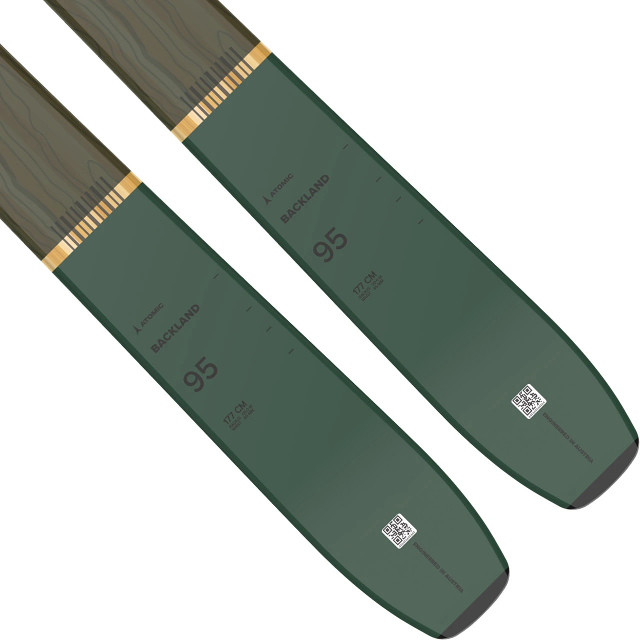 Atomic Backland 95 Black/green (2022/23) 5 Atomic Backland 95 Black/green (2022/23) - immagine 5