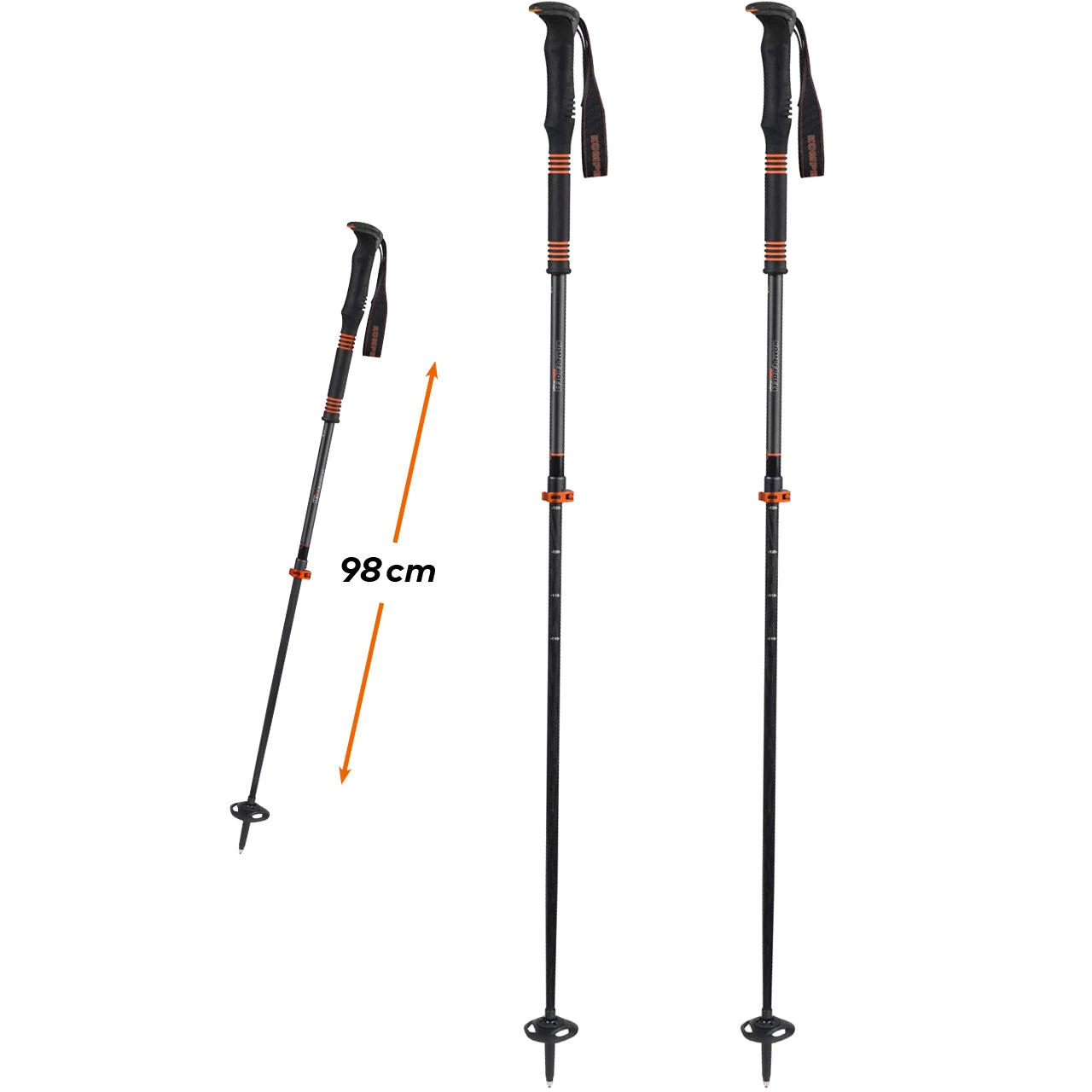 Komperdell Carbon C2 Ultralight Orange 2 Komperdell Carbon C2 Ultralight Orange - immagine 2