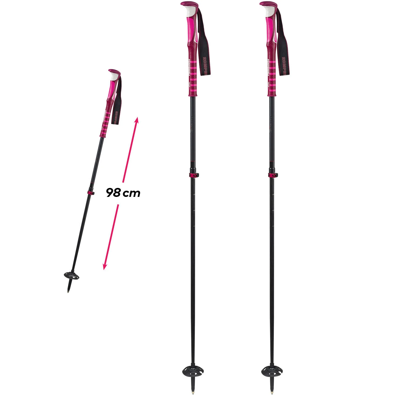 Komperdell Carbon C7 Ascent Berry 2 Komperdell Carbon C7 Ascent Berry - immagine 2