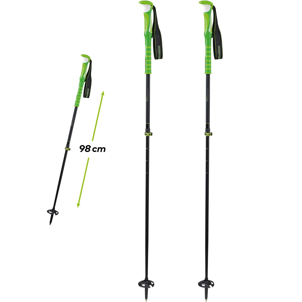 Komperdell Carbon C7 Ascent Green 2 Komperdell Carbon C7 Ascent Green - immagine 2