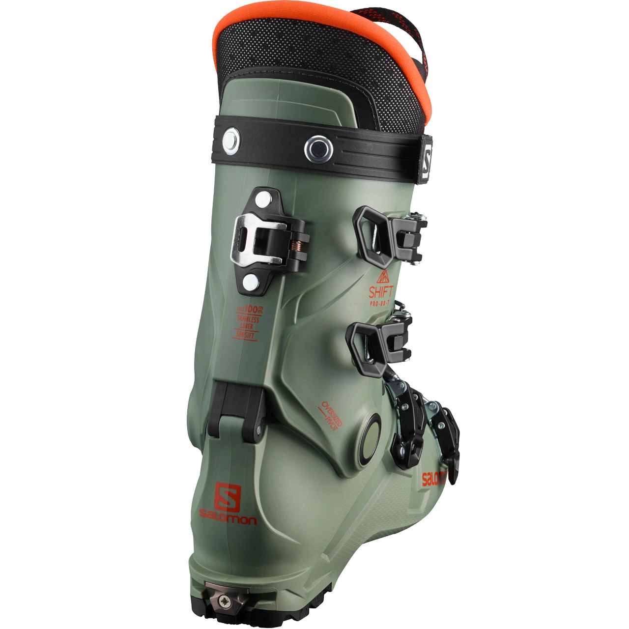 Salomon Shift Pro 80 T AT Oil Green/black/orange (2021/22) 2 Salomon Shift Pro 80 T AT Oil Green/black/orange (2021/22) - immagine 2
