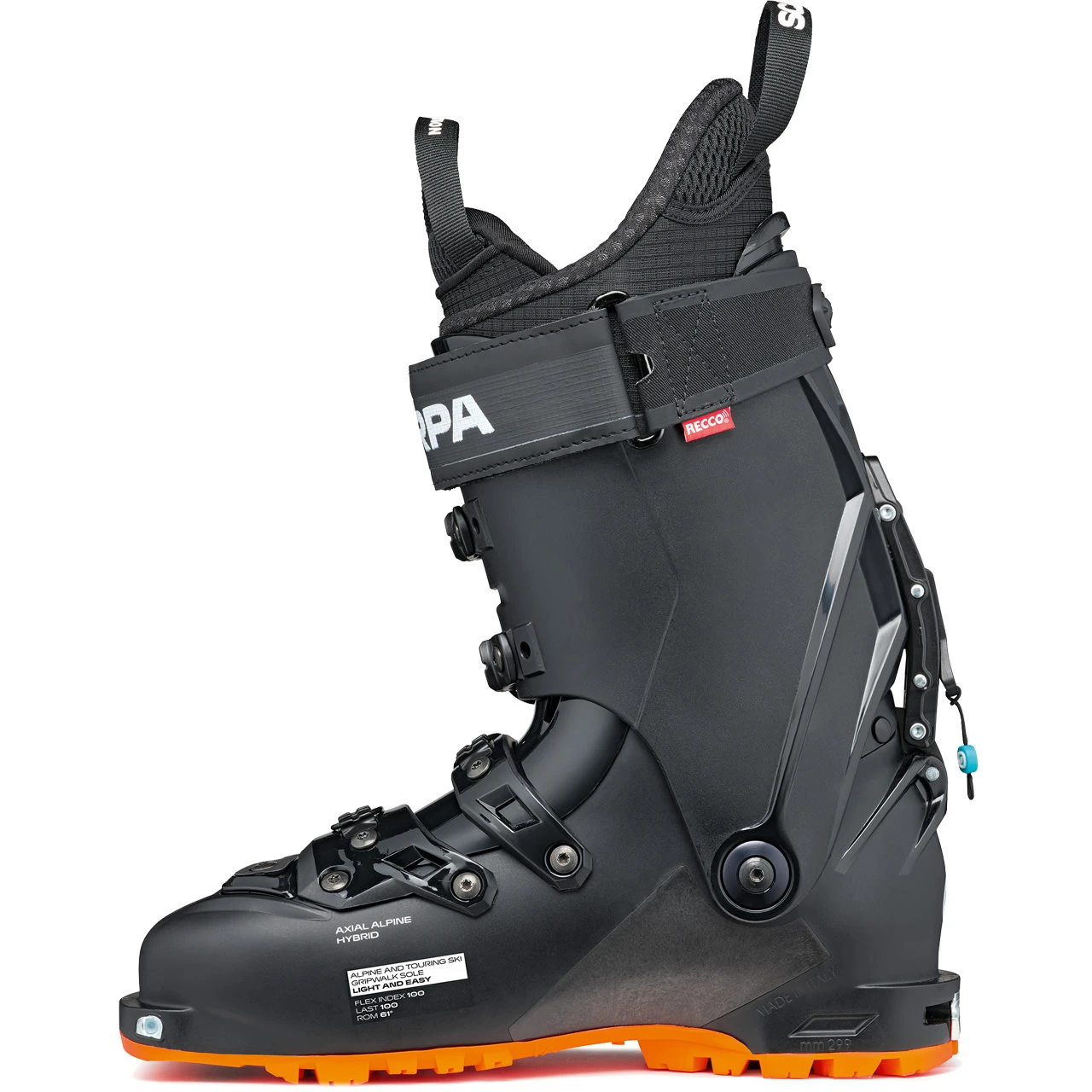 Scarpa 4-Quattro SL Black/orange 2 Scarpa 4-Quattro SL Black/orange - immagine 2