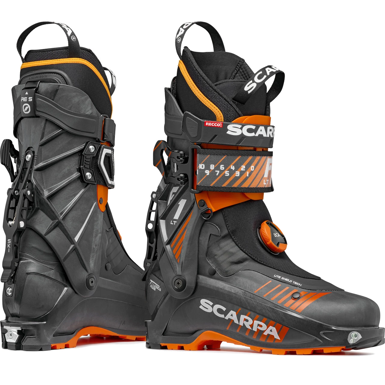Scarpa F1 LT Carbon/orange 3 Scarpa F1 LT Carbon/orange - immagine 3
