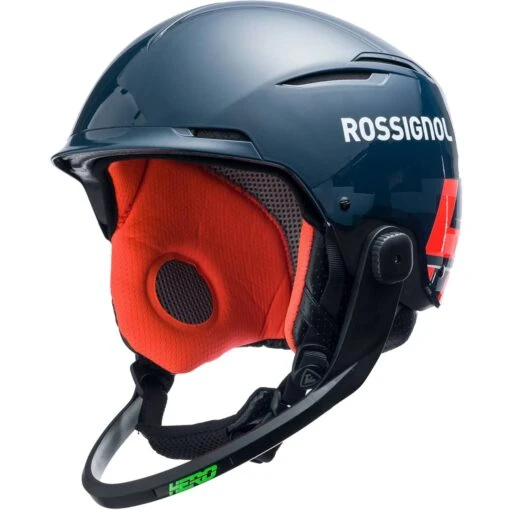 Rossignol Hero Slalom Impacts Blue With Chinguard