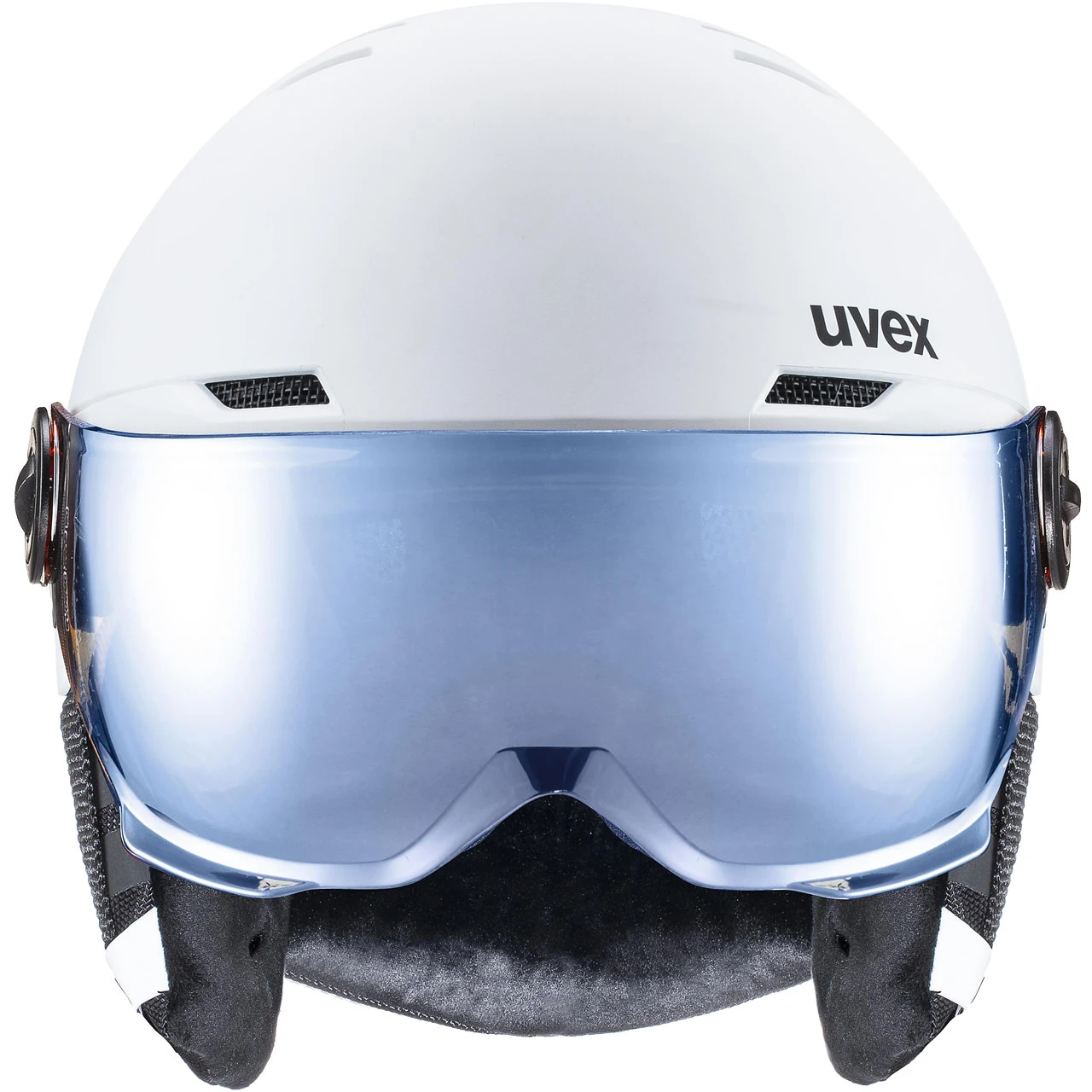 Uvex Rocket Jr. Visor White-black Matt 3 Uvex Rocket Jr. Visor White-black Matt - immagine 3