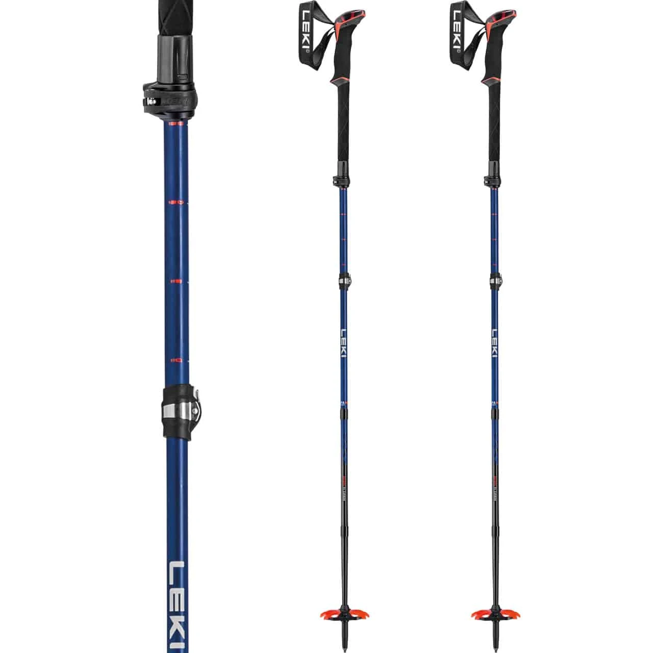 Leki Sherpa FX Carbon Midnight Blue/darkblue/bright Red 2 Leki Sherpa FX Carbon Midnight Blue/darkblue/bright Red - immagine 2