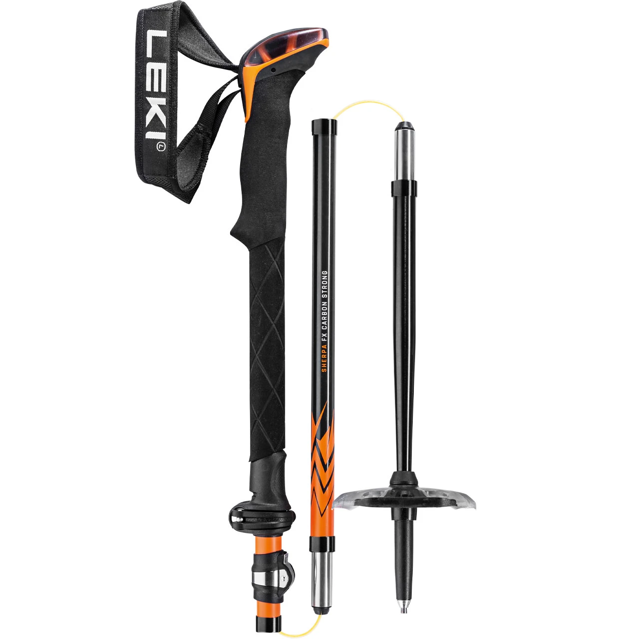 Leki Sherpa FX Carbon Strong Orange/denimblue 3 Leki Sherpa FX Carbon Strong Orange/denimblue - immagine 3