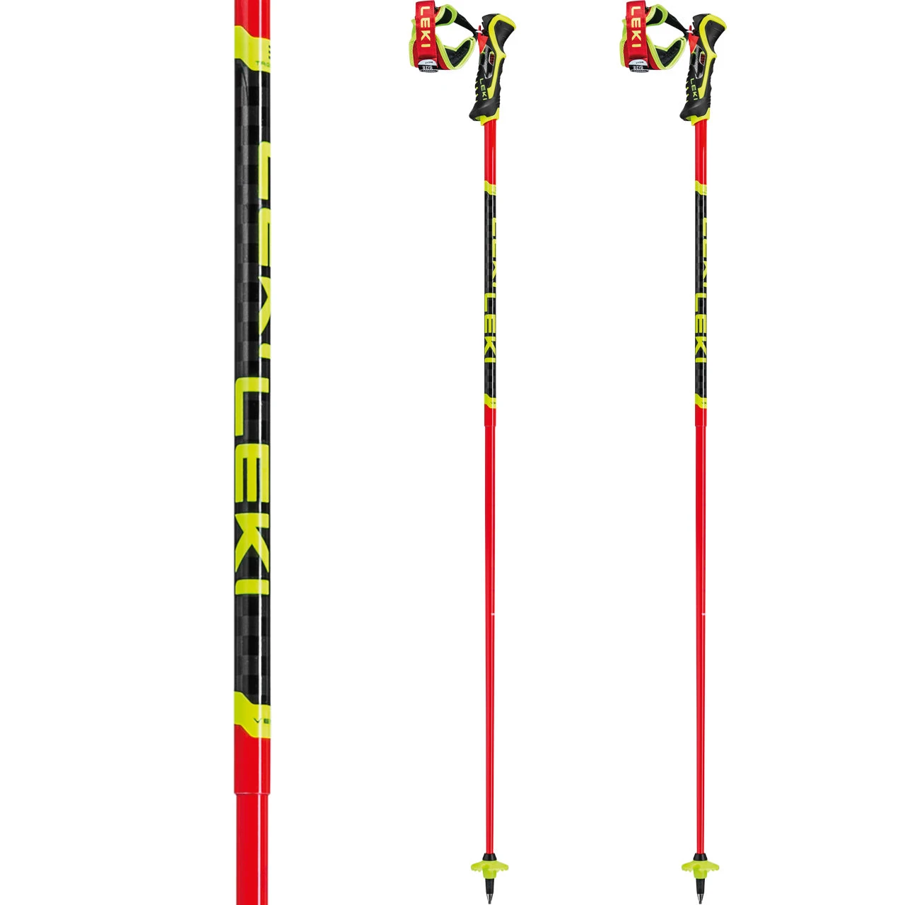 Leki Venom SL 3D Bright Red/black/neonyellow 2 Leki Venom SL 3D Bright Red/black/neonyellow - immagine 2