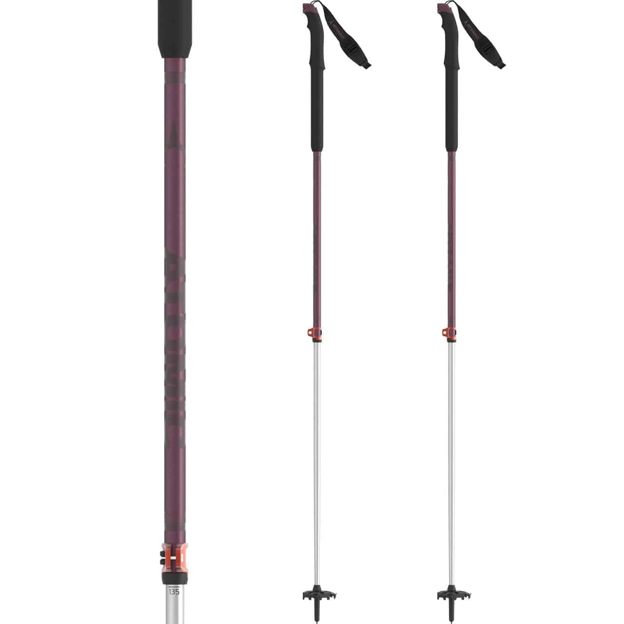 Atomic BCT Touring SQS W Poles Plum 2 Atomic BCT Touring SQS W Poles Plum - immagine 2