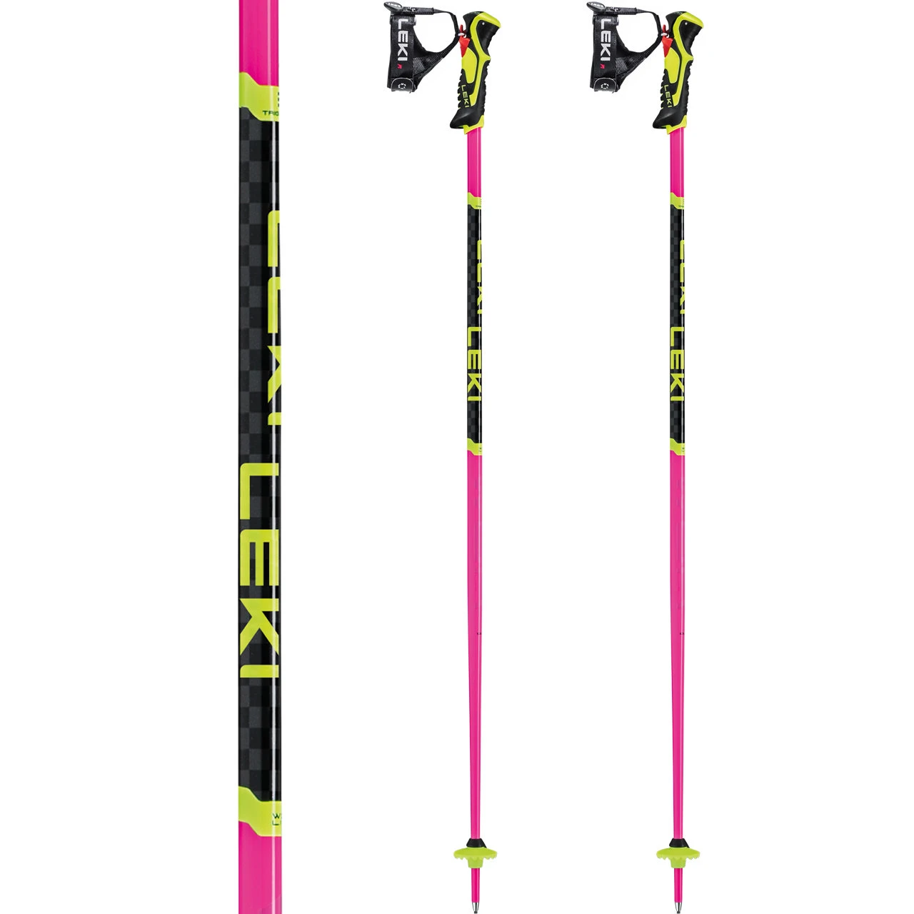Leki WCR Lite SL 3D Neonpink/black/neonyellow 2 Leki WCR Lite SL 3D Neonpink/black/neonyellow - immagine 2