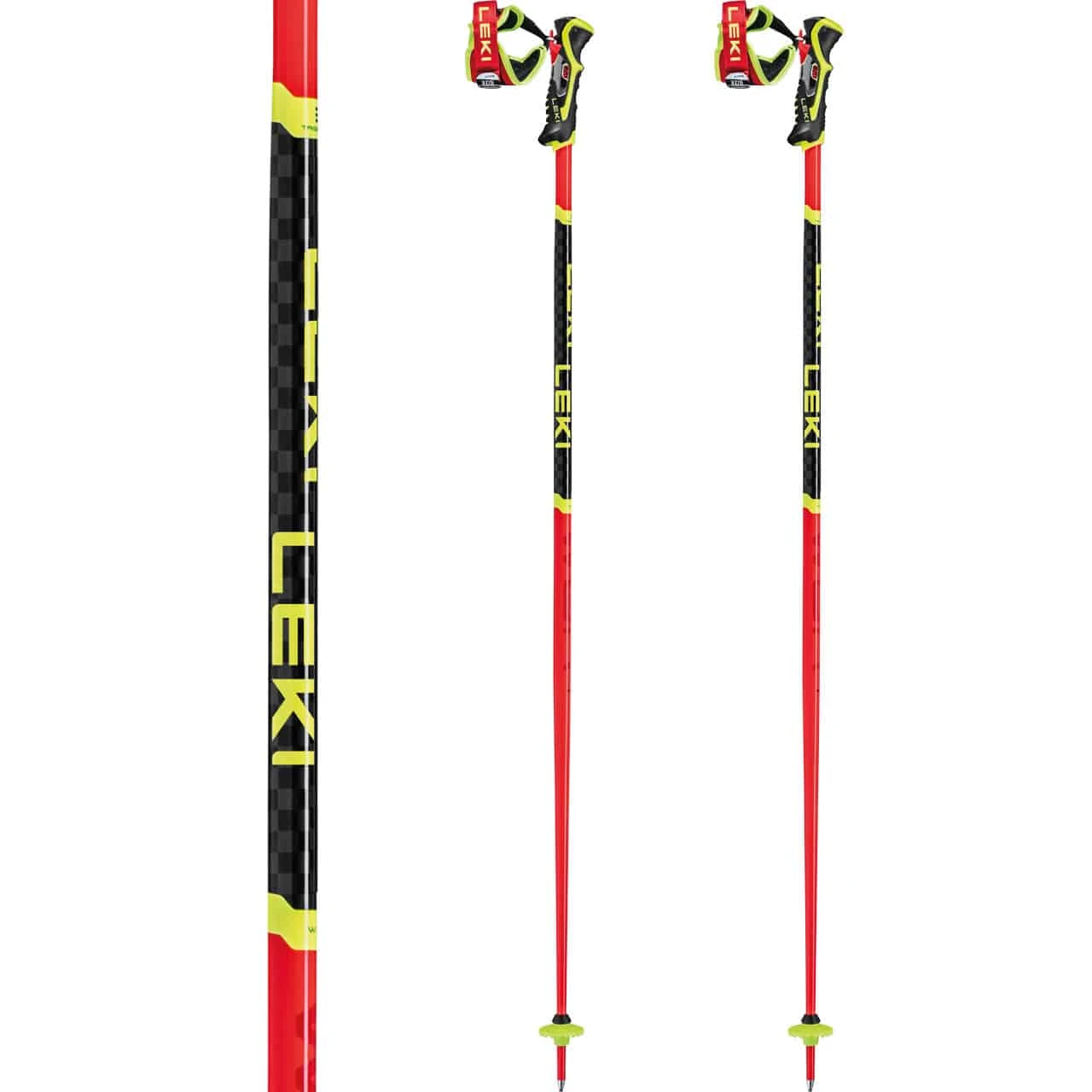 Leki WCR SL 3D Bright Red/black/neonyellow 2 Leki WCR SL 3D Bright Red/black/neonyellow - immagine 2